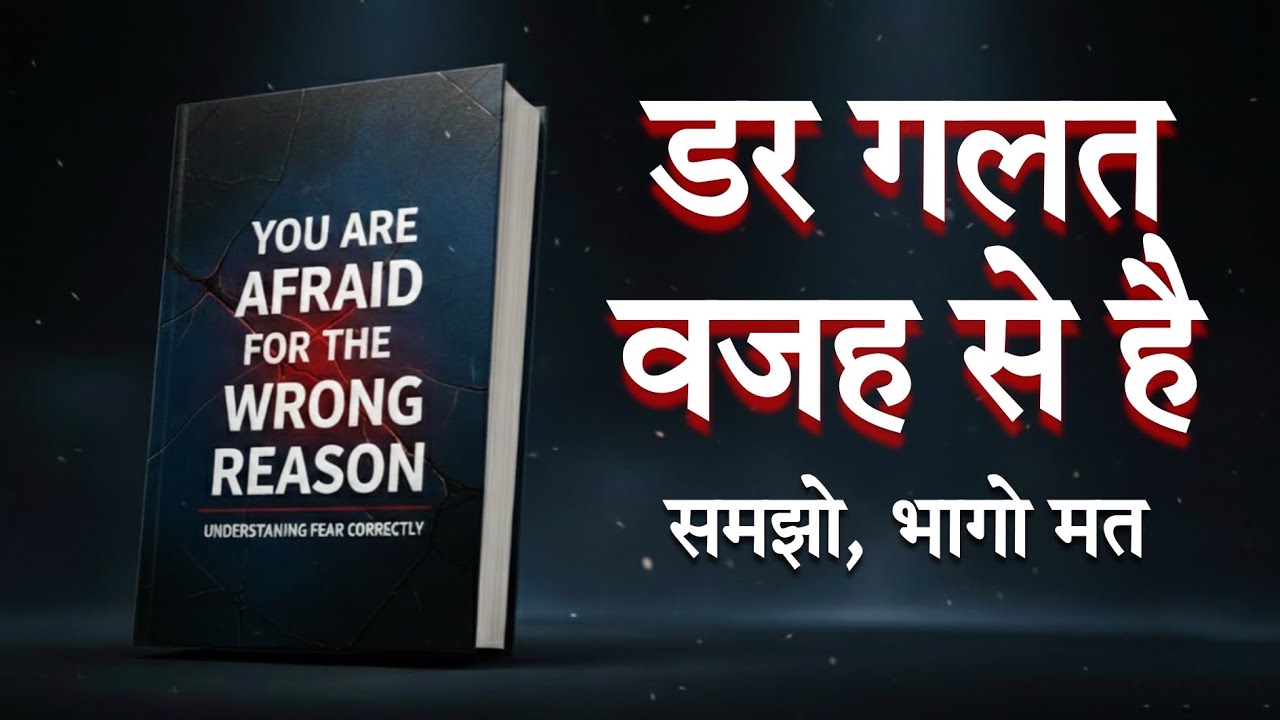 You Are Afraid for the Wrong Reason 😨 | Fear Psychology Audiobook Hindi