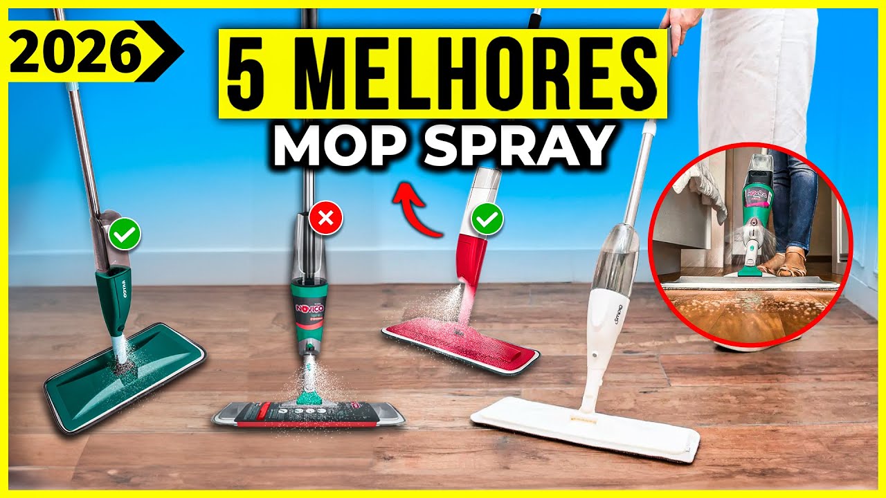 Os 5 Melhores Mop Spray / Mop Limpeza De 2026!