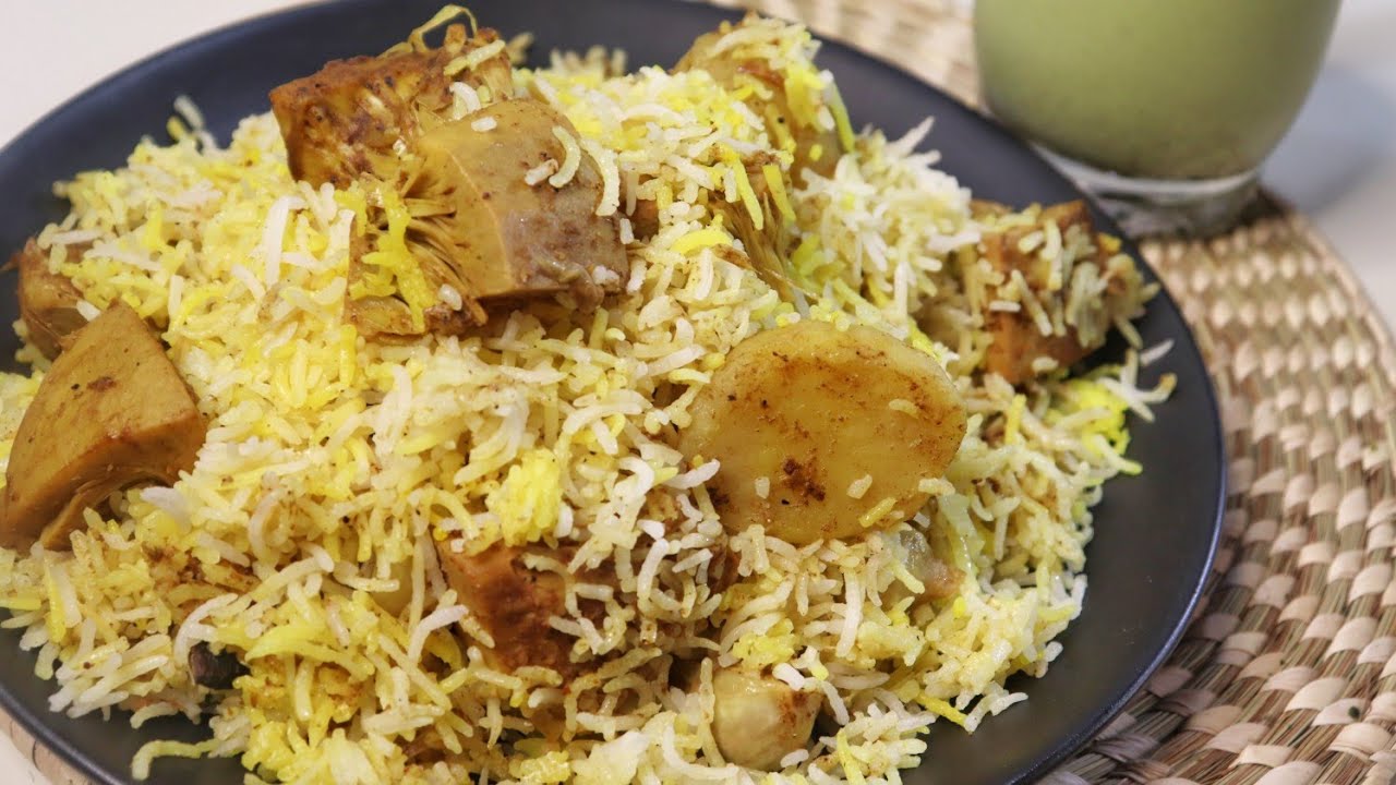 এঁচোড় বিরিয়ানি সম্পূর্ণ নিরামিষ|বানিয়ে ফেলুন সুস্বাদু রেসিপি এইভাবে|Echorer Biryani Pure veg recipe