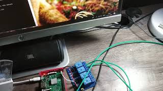 Connecting AC load to relay and operating it via python code on raspberry pi