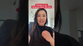 Australian Immigration tips 🇦🇺 Changes to the 485 Temporary Work Visa 👏