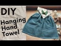 How to make a diy hanging towel bathroomkitchen