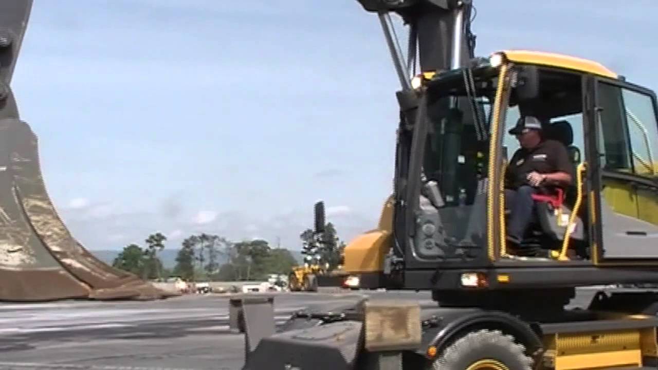 Heavy equipment demos at Volvo's new Shippensburg customer center YouTube
