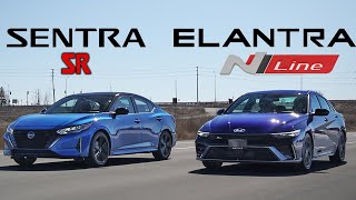 2024 Nissan Sentra SR OVER 2024 Hyundai Elantra Nline? 30k Fast Uber Challenge.