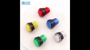 28MM FULL COLOR LED ILLUMINATED PUSH BUTTON - bleegame.com