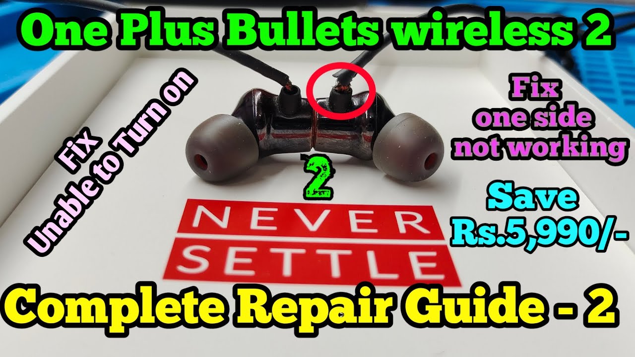 One plus bullets wireless 2 Troubleshooting || Unable to turn On || One