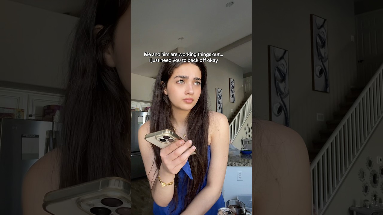 IS HE TALKING WITH ANOTHER GIRL?