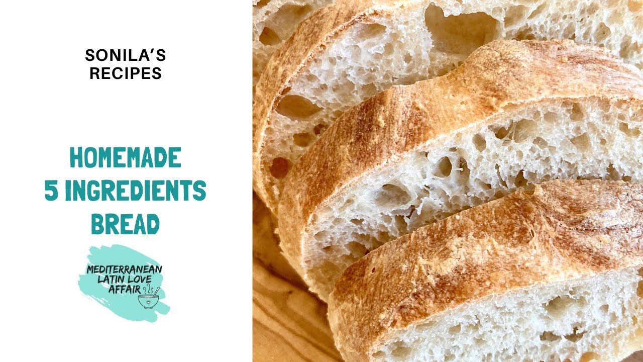 Homemade Bread (5 Ingredients) - YouTube