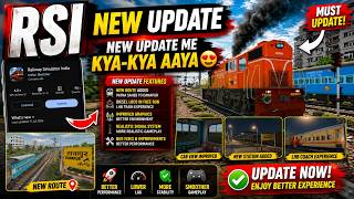 🔥 RSI NEW UPDATE Is Here! 😍 What’s New? Full Update Review | Railway Simulator India screenshot 5