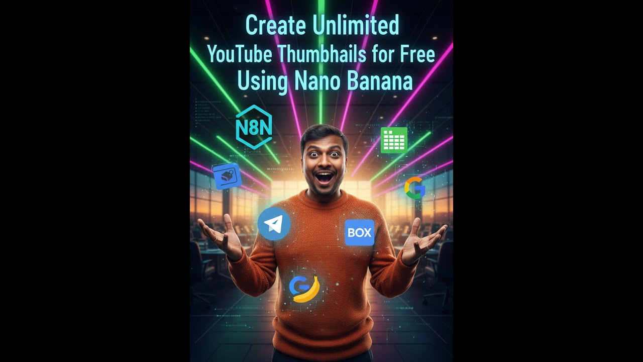 No Photoshop Needed: Unlimited Thumbnails with Nano Banana & n8n