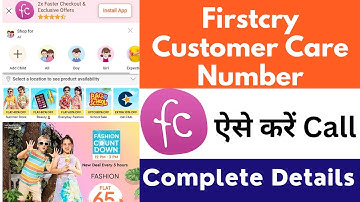 Firstcry Customer Care Number | Firstcry Helpline Number | How to contact Firstcry Customer Care