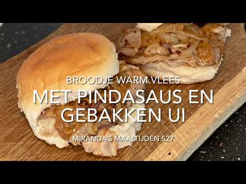 Video: Vietnamese Broodjes Met Pindasaus