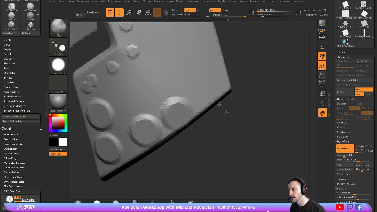 how to turn off camera mode in zbrush