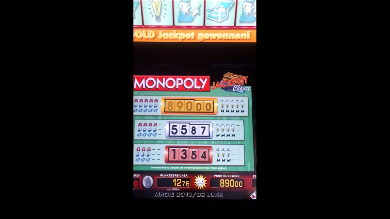 Monopoly Gold jackpot 890 Euro