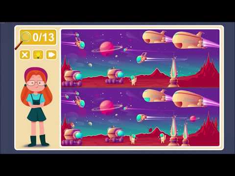 Viki Spotter: Space Mission, Level 12 Walkthrough, 1080p/60FPS.