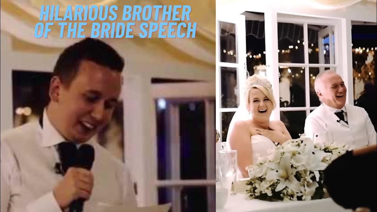 Funniest Brother of the Bride Speech Leaves crowd in tears of laughter