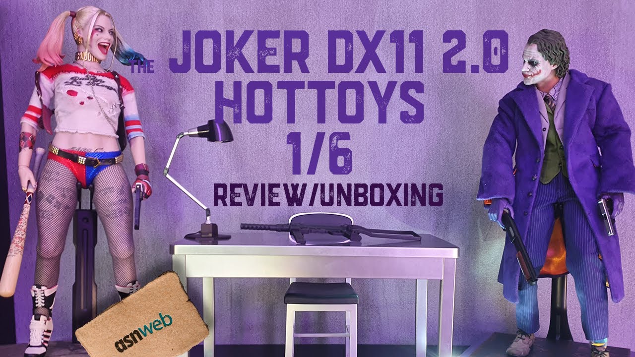 THE JOKER DX11 2.0 HOTTOYS 1/6 - REVIEW E UNBOXING - ASN Web - YouTube