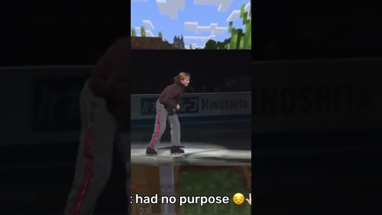 Ilia malinin playing minecraft pt 3💀 credit to iliaxquad #figureskating #iceskating #fypシ゚ #fy #fyp