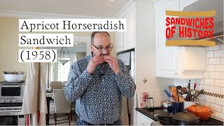 Apricot Horseradish Sandwich (1958) on Sandwiches of History⁣