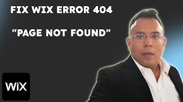 How To Fix Wix Error 404 Page not found  { 2025 edition }