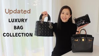 My Entire Luxury Handbag Collection | Classic Hermes Birkin, Investment Chanel Flap, Popular LV
