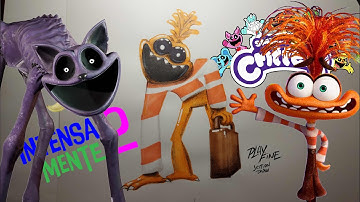 Anxiety like a smiling critters / drawing fast  / Inside out 2 & Smiling Critters