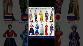 Asian top 10 country woman's Traditional dress#artlizards #like