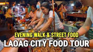 LAOAG CITY, PHILIPPINES 2024 | Street Food Tour & Evening Walk - Ilocos Norte Night Market