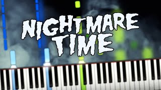 Nightmare Time Season One Piano Medley Cover (Sheet Music + midi) Synthesia Tutorial