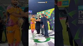 Babar azam winning psl trophy at the captancy😍🥰🥰#shorts #babar#trophy
