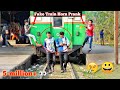Best of the fake train horn prank   part 3   try to not laugh challenge  horn prank in public