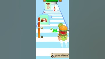 stack burger run 😉😉 gameplay // l game channel // android & ios gameplay 639877 #mobilegame #shorts