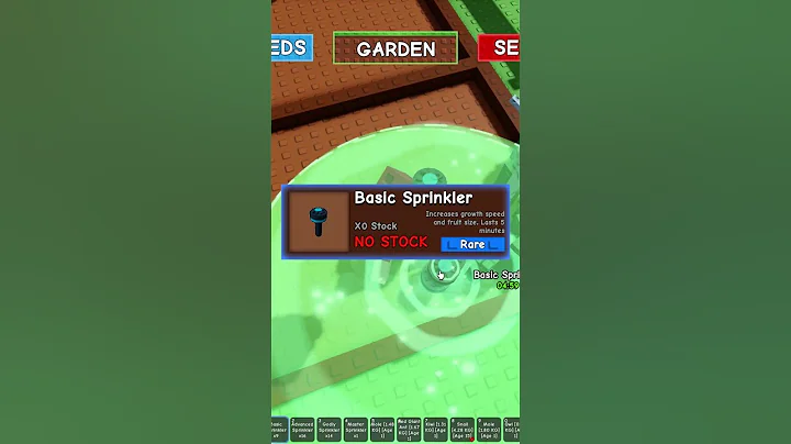 How To Do The Sprinkler Method Glitch In Grow A Garden  #growagarden #roblox #robloxfyp #shorts