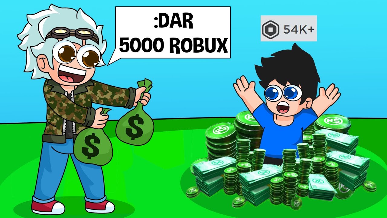 ¡DOY ROBUX con COMANDOS DE ADMINISTRADOR! Roblox
