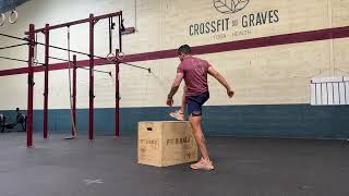 Box Jump Step Down Over