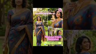 Daily Office Wear Sarees ✨ Roman Silk Mix Cotton Saree | Price ₹450/- Only #OfficeWearSarees
