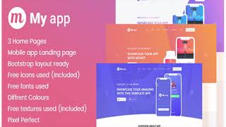 Myapp - App Promotional Landing Page Template | Themeforest Website Templates and Themes screenshot 5