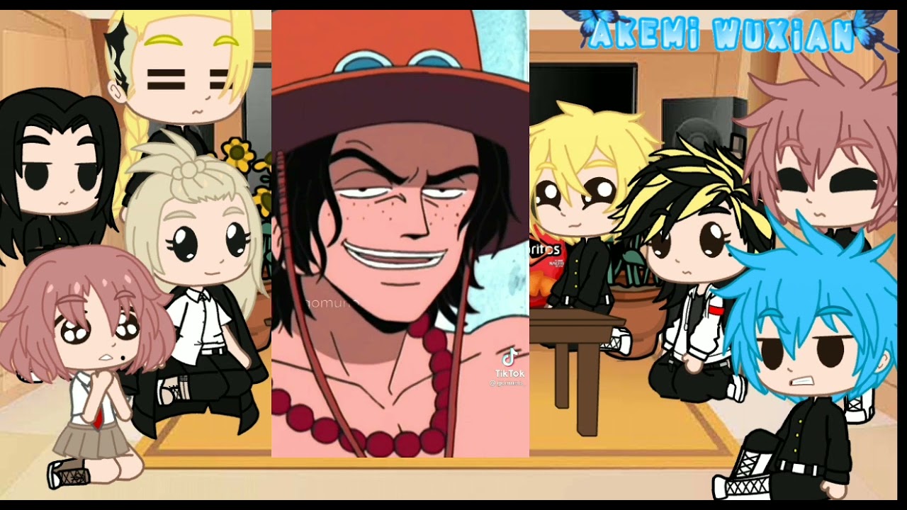 🌸Tokyo revengers reagindo ao takemichi es luffy 🌸