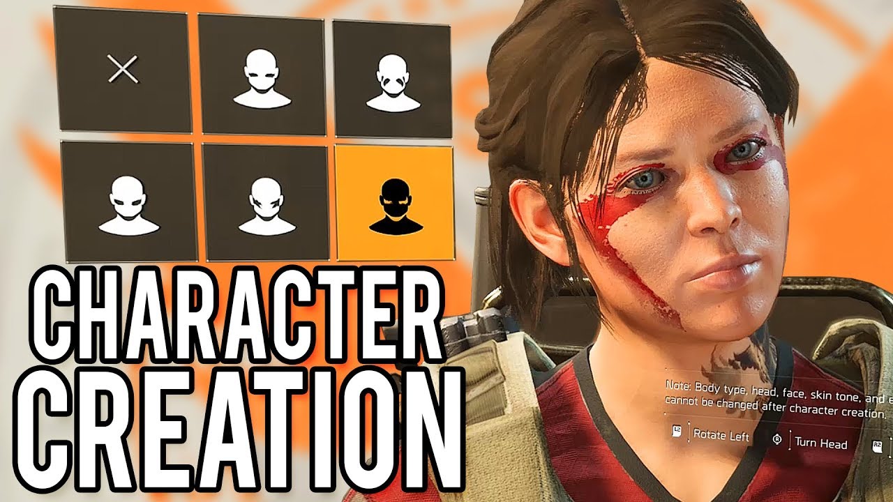 The Division 2 Character Creation Pretty Female [Full Game] YouTube