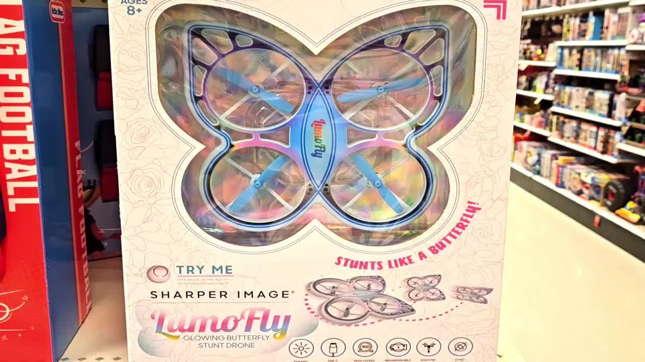 Target Lumo SHARPER IMAGE LUMO FLY STUNT DRONE GLOWING BUTTERFLY Shop with us at ...