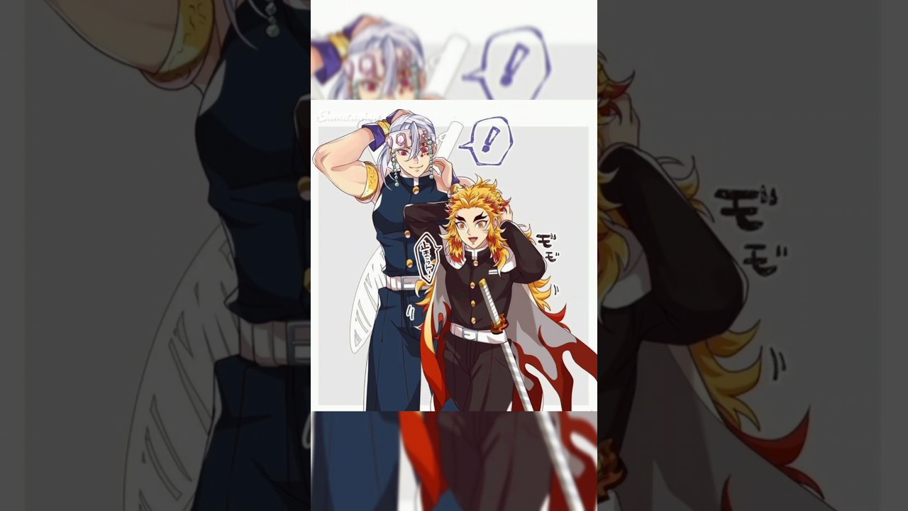 tengen x rengoku 💗 #friends #demonslayer #kimetsunoyaiba #edit #trending #shorts