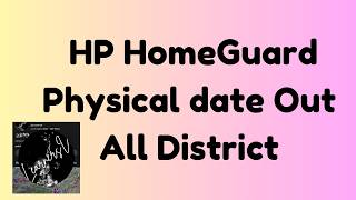 Hp Home Guard Physical Test Ll Hp Home Guard Ground Date Ll Hp Homeguard Bharti 2026