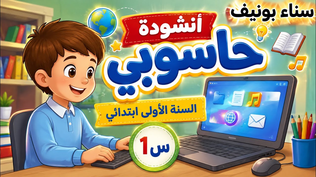 أنشودة حاسوبي، السنة الأولى ابتدائي 