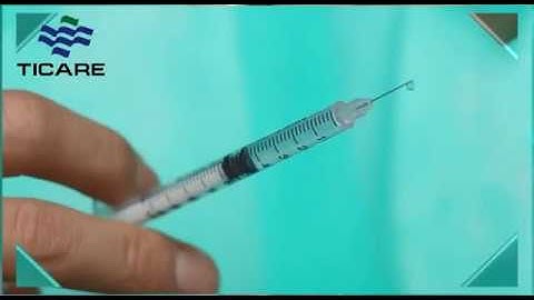 Medical syringe 1ml insulin infusion syringe