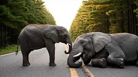 Animal Rescue: Heroic Rescue Team Confronts a Giant Python to Save a Mother Elephant