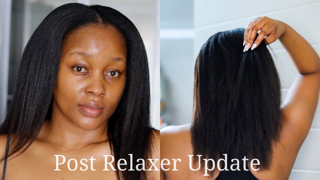 One week post relaxer: My updated relaxed hair wash day routine