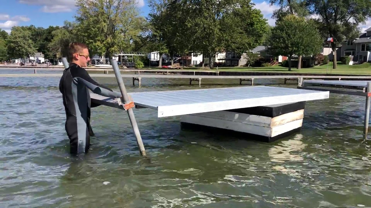 One Person Dock & Pier Removal With Foam Floats