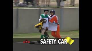 Celebrity MAN WALKS ON TRACK!! | 2003 British Grand Prix Net Worth