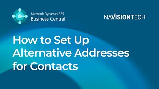 How to Set Up Alternative Addresses for Contacts | #tutorial #microsoft