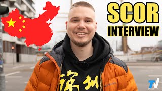 SCOR INTERVIEW | Deutscher Rapper in China 🇨🇳 Bremerhaven, Ausländer, Schule, Jugend, TikTok 📺 TV S